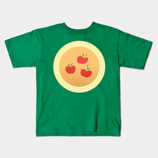 Subtle Brony - Applejack Cutie Circle Kids T-Shirt